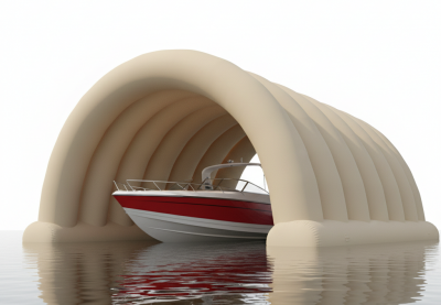 Надувной плавучий ангар для яхты и катера WATERWAYS