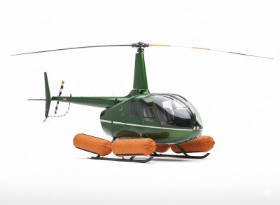 Надувные съемные баллонеты для вертолета